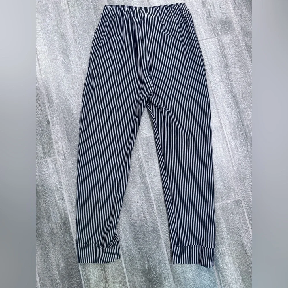 Iridium Joey Sweat‎ Pant With Cuff Striped Womens XS Pima Cotton